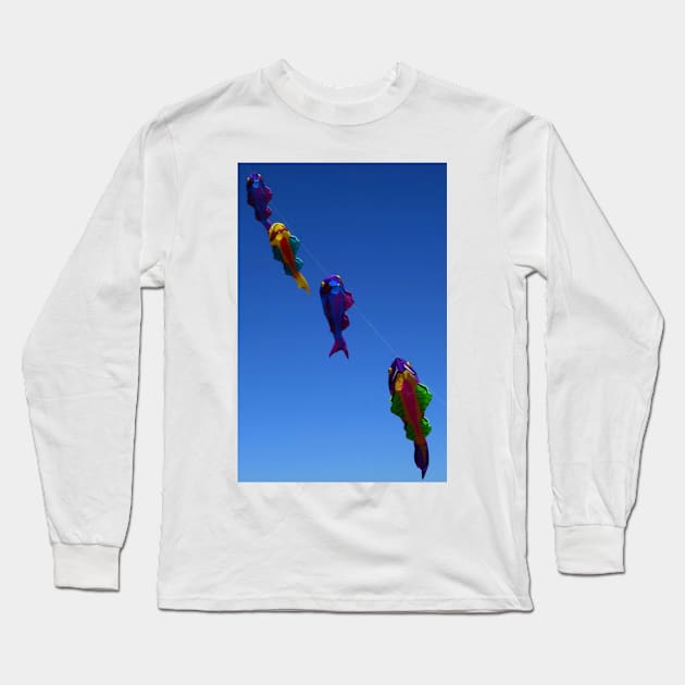 Berkeley Kite Festival Long Sleeve T-Shirt by IgorPozdnyakov